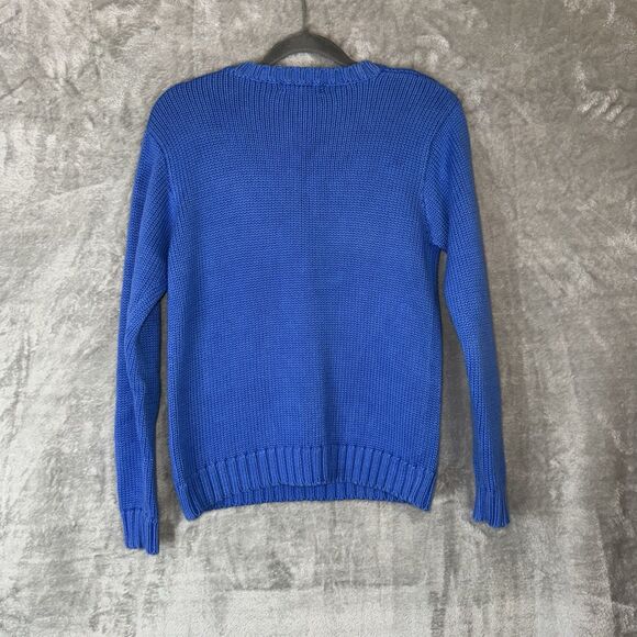 Vintage Polo Ralph Lauren Women's Thick Knit Sweater Size Med Preppy Tennis - Picture 5 of 7